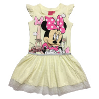 SETINO Dívčí šaty - Minnie Mouse G-11, žlutá Barva: Žlutá