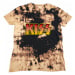 KISS tričko, Classic Logo Dip-Dye, pánské