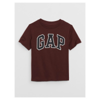 Vínové dětské tričko s logem GAP