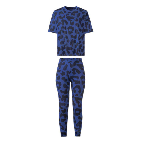 esmara® Dámské pyžamo (leopardí vzor / modrá)