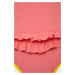 Jednodílné plavky pro miminko United Colors of Benetton růžová barva