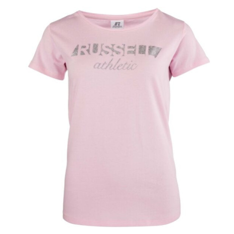 Russell Athletic T-SHIRT W Dámské tričko, růžová, velikost