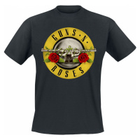 Guns N' Roses Distressed Bullet Tričko černá