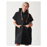 Towel City Dětský ručník ve stylu poncho TC811 Black