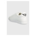Dětské kožené sneakers boty EA7 Emporio Armani bílá barva