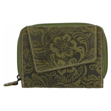 Dámská kožená peněženka zelená - Tomas Pierluigi zelená