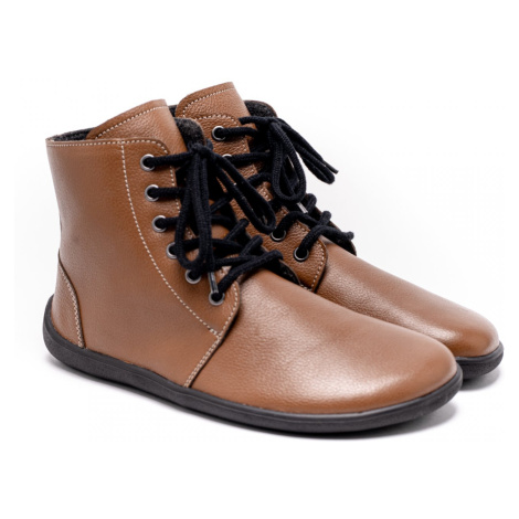 Barefoot kotníkové boty Be Lenka - Nord Caramel