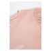 Tričko s dlouhým rukávem Coccodrillo růžová barva
