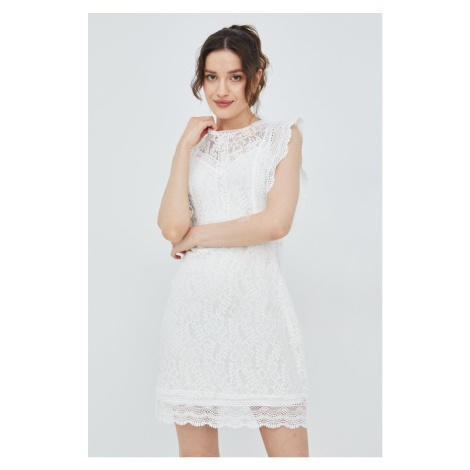Šaty Only bílá barva, mini