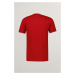 TRIČKO GANT SLIM SHIELD V-NECK T-SHIRT RUBY RED