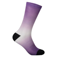 POC Cyklistické ponožky klasické - ESSENTIAL PRINT - fialová