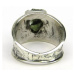 AutorskeSperky.com - Stříbrný prsten s vltavínem - S5371