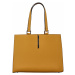 Dámská módní kabelka přes rameno žlutá - FLORA&CO Manan žlutá