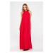 Červené třpytivé šaty M721