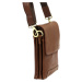 Pánská kožená taška přes rameno Pierre Cardin YS12 28005 camel