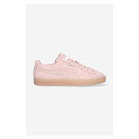 Semišové sneakers boty Puma Suede Classic XXI růžová barva, 374915.74-pink