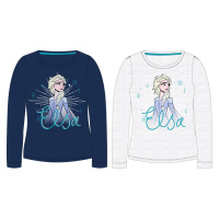 Frozen - licence Dívčí tričko - Frozen 52029003, světle šedý melír Barva: Šedá