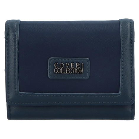 Menší dámská koženková peněženka Tadeo, tmavě modrá Coveri