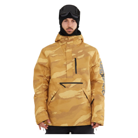 FUNDANGO-Tilbury Logo Anorak-246-okker melange Hnědá