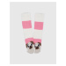 Bílo-růžové dámské pruhované ponožky GAP