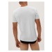 Bílé pánské tričko pod košili s výstřihem do V prémiová bavlna Marks & Spencer