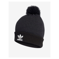 Černo-šedá dámská čepice adidas Originals Pom Beanie - Dámské