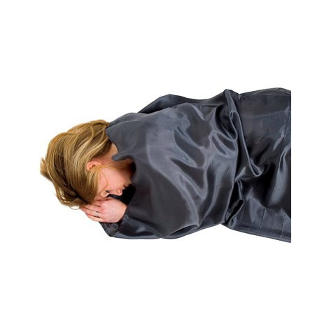 Lifeventure Silk Sleeping Bag Liner grey rectangular