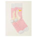 Světle růžové pánské ponožky