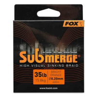 Fox splétaná šňůra submerge orange sinking braid 600 m - 0,20 mm 15,8 kg