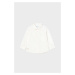 Dětská bavlněná košilka Mayoral bílá barva