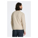 SVETR GANT CLASSIC COTTON C-NECK LIGHT BEIGE MELANGE