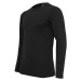 Fitted Stretch L/S Tee - black