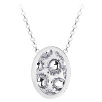 Preciosa Ocelový náhrdelník s třpytivým přívěskem Idared 7361 00