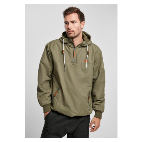 Pull Over Windbreaker - olive Brandit