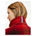 Červený dámský kabát s příměsí vlny Tommy Hilfiger