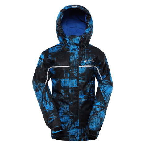 Dětská zimní bunda Alpine Pro EDERO - tmavě modrá