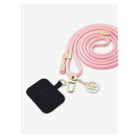 Guess Crossbody Popruh Cord 4G Charm Gold/Pink