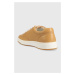 Kožené sneakers boty Lauren Ralph Lauren Hailey béžová barva, 802904468001
