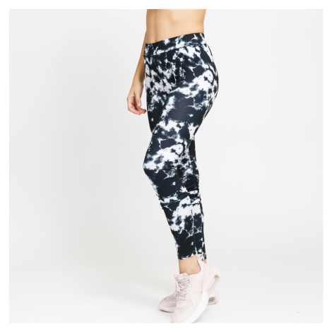 Urban Classics Ladies Tie Dye Leggings černé / bílé