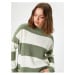 Koton Knitwear Sweater High Collar Long Sleeve Acrylic Fabric