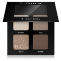 Sigma Beauty Quad paletka očních stínů odstín Tiramisu 4 g