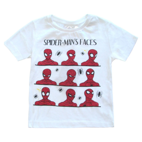 Spider Man - chlapecké bílé tričko Bílá Spider-Man