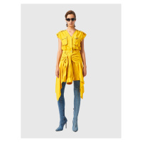 Diesel Dress - D-GIUDITTA DRESS yellow