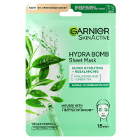 Garnier Superhydratační čisticí pleťová maska se zeleným čajem Moisture + Freshness (Tissue Supe