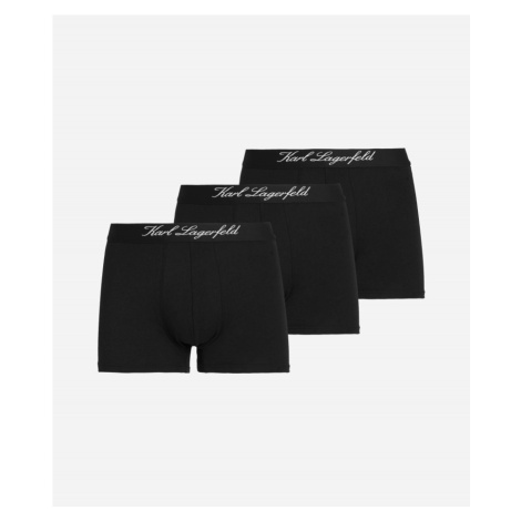 Spodní prádlo karl lagerfeld hotel karl trunk set 3-pack černá