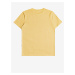 Žluté pánské tričko Quiksilver Feeding Line