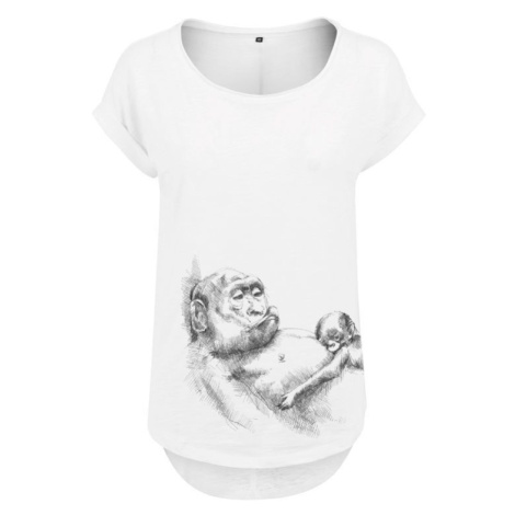 Kojicí tričko Monkey Mum® bílé - opička L