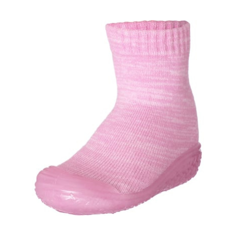 Playshoes Pletené pantofle růžové