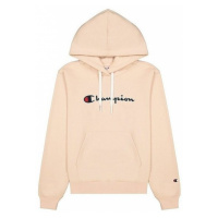 Champion Wmns Organic Cotton Blend Script Logo Hoodie Růžová