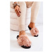 Pantofle s kožíškem Gumove špinavě růžové Pollie